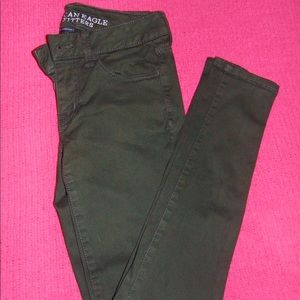 Green American Eagle Jeans